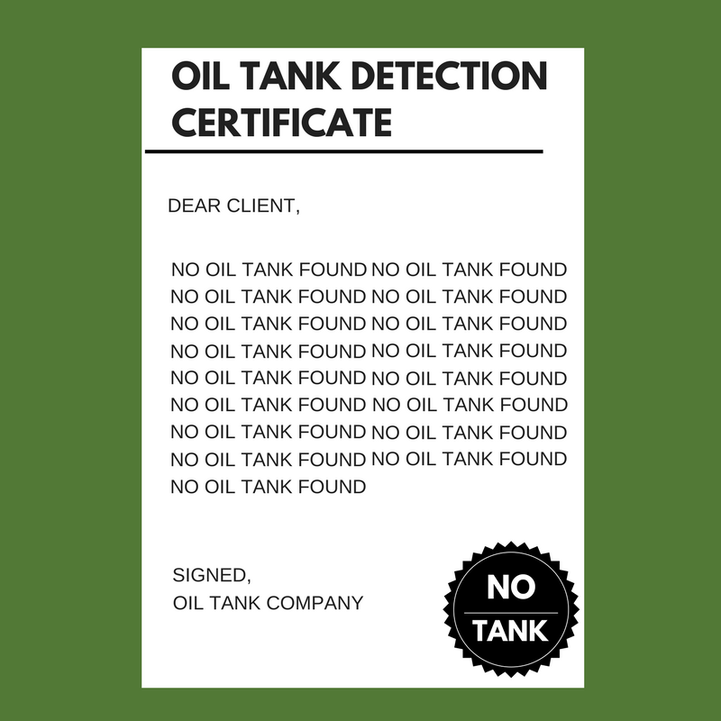Oil Tank Detection